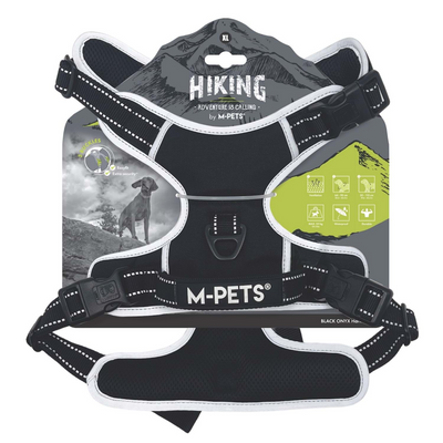 M-Pets Hıkıng Reflektörlü Soft Sırt Tasması Black (XL)