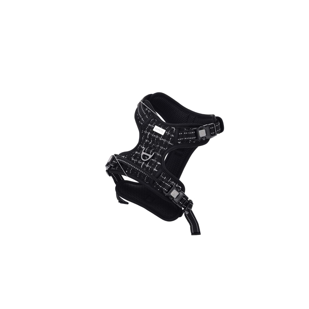 M-Pets Haute Couture Köpek Göğüs Tasması Black (L)