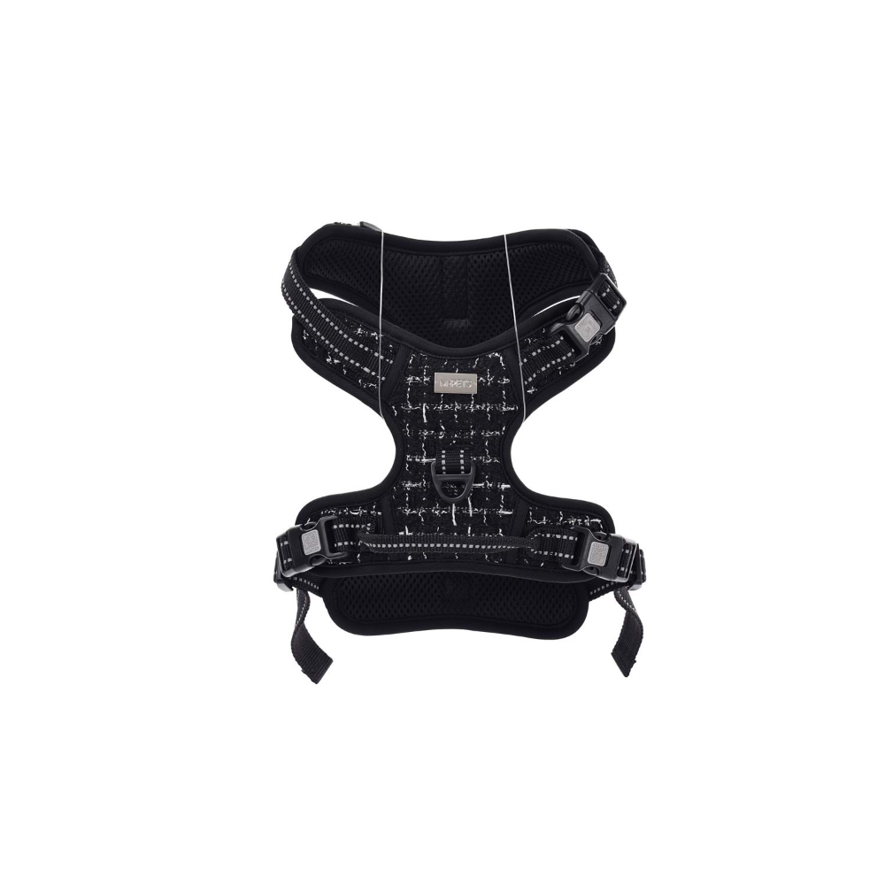 M-Pets Haute Couture Köpek Göğüs Tasması Black (XL)