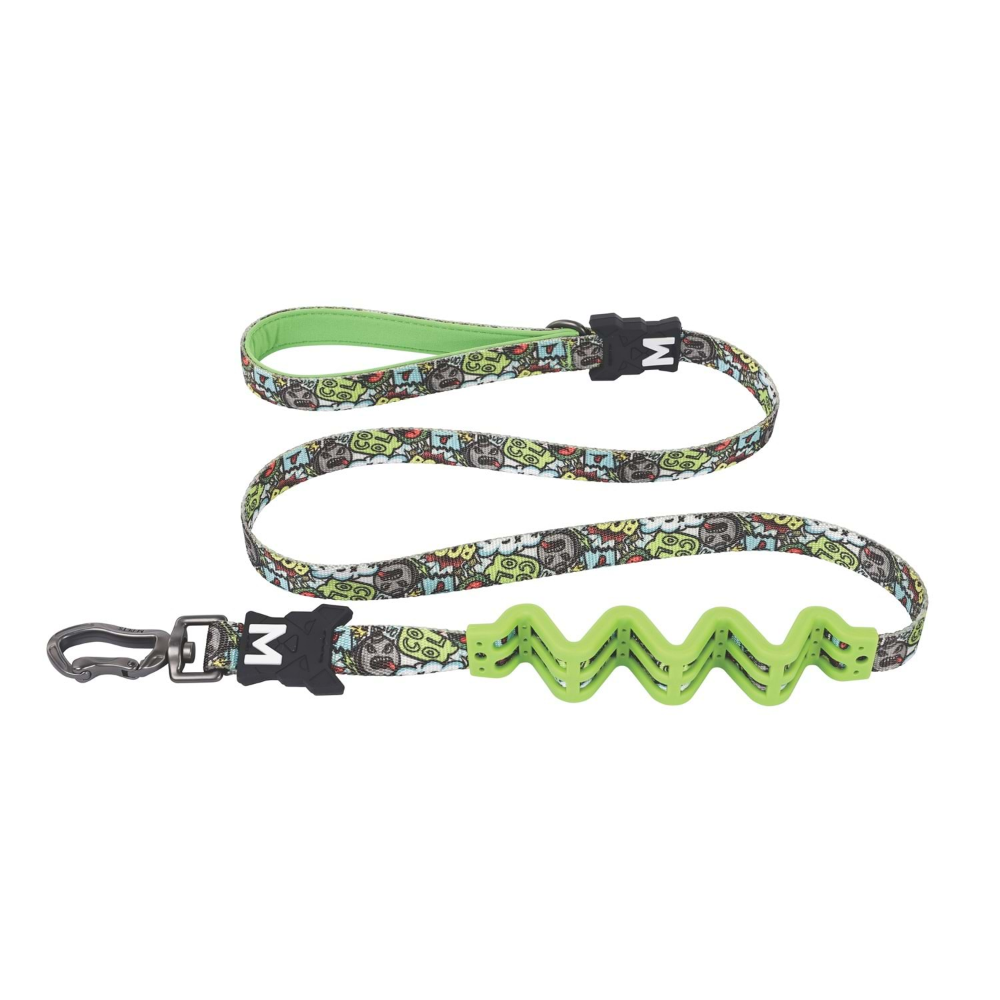 M-Pets Urban Style Freestyle Multicolor Şok Emici Gezdirme Tasma (L)