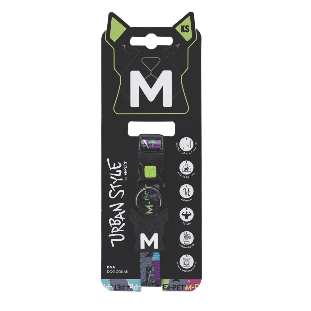 M-Pets Urban Style Dna Boyun Tasması (XS)