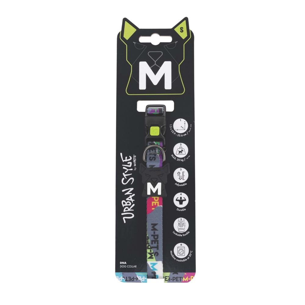 M-Pets Urban Style Dna Boyun Tasması (S)