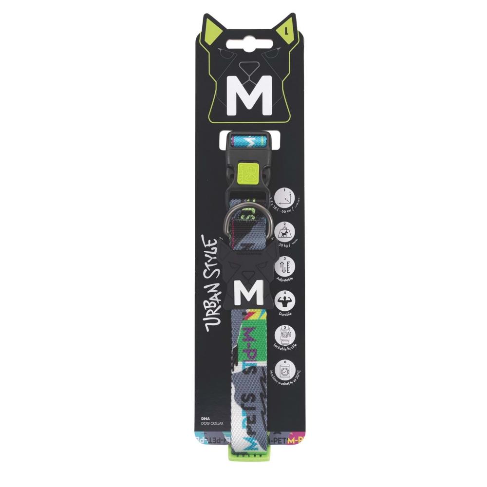 M-Pets Urban Style Dna Boyun Tasması (L)