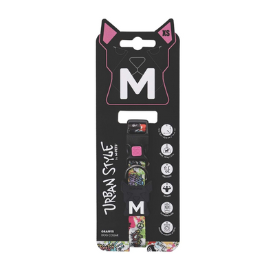 M-Pets Urban Style Graffiti Boyun Tasması (XS)