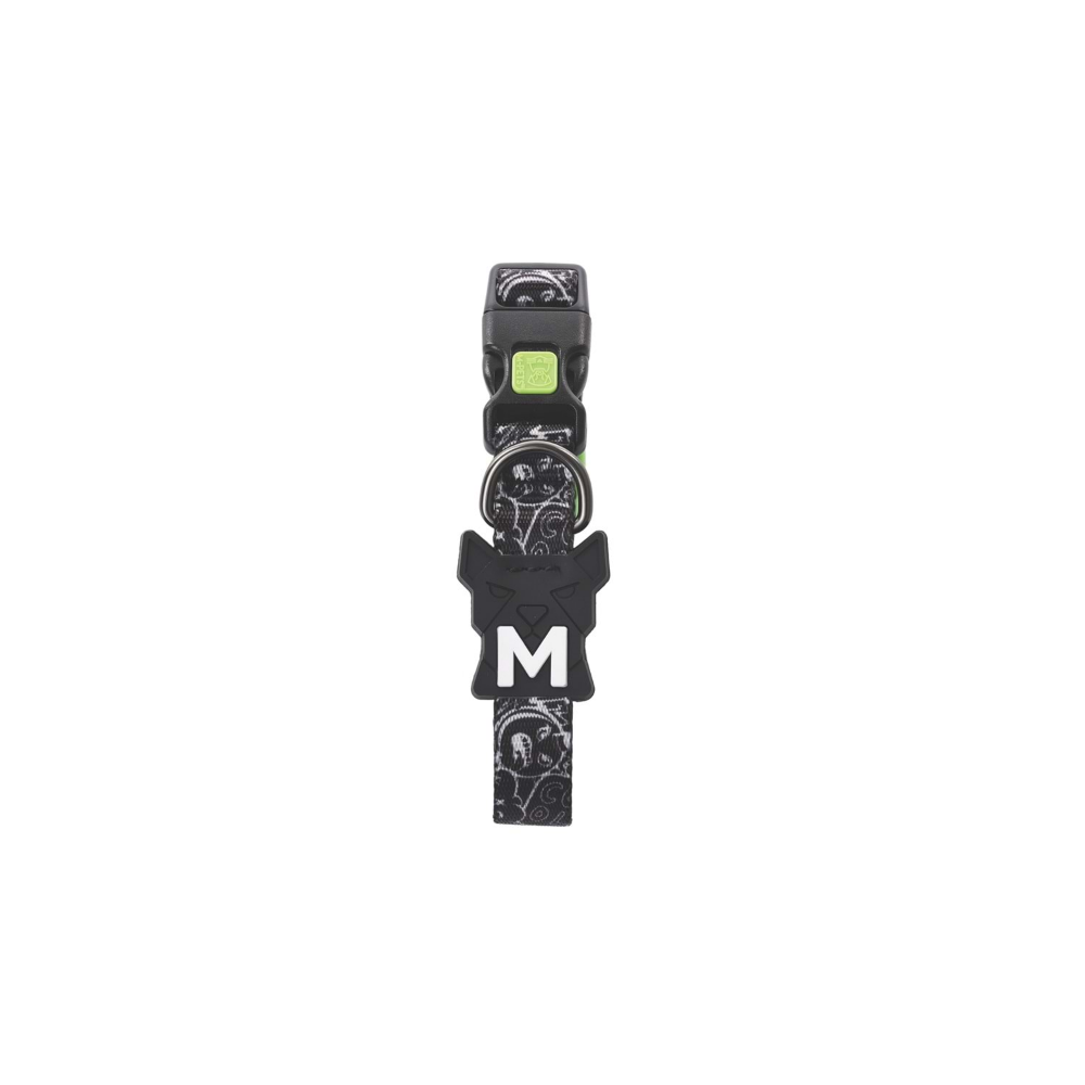 M-Pets Urban Style Freestyle Black/White Boyun Tasması (M)