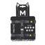 M-Pets Urban Style Black/White Active Köpek Göğüs Tasması (XS)