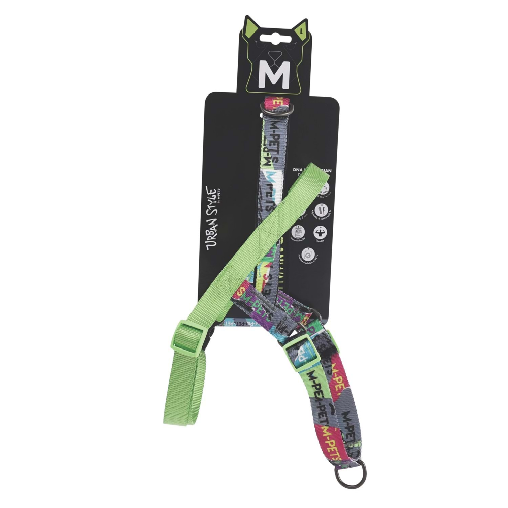 M-Pets Urban Style Dna Norwegian Köpek Göğüs Tasması (L)