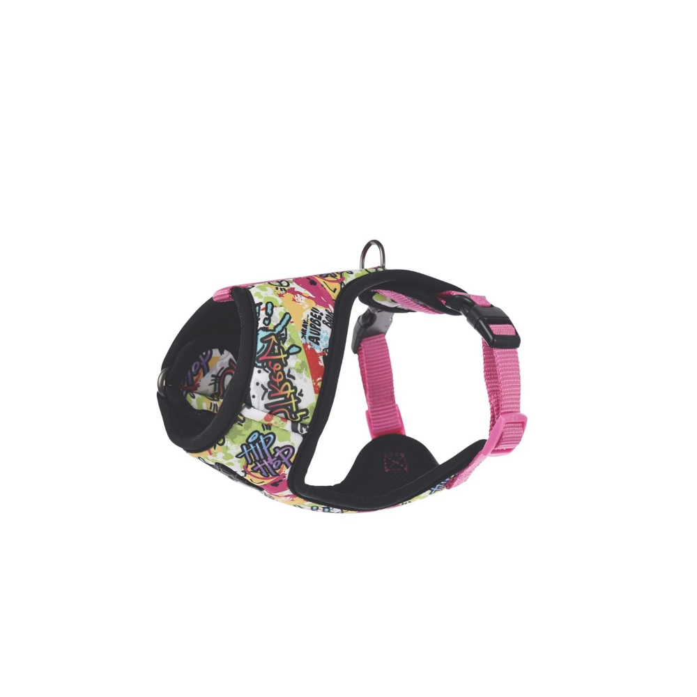 M-Pets Urban Style Graffiti Easy Fit Köpek Göğüs Tasması (L)