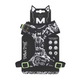 M-Pets Urban Style Black/White Easy Fit Köpek Göğüs Tasması (XS)