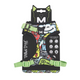 M-Pets Urban Style Multicolor Easy Fit Köpek Göğüs Tasması (XS)