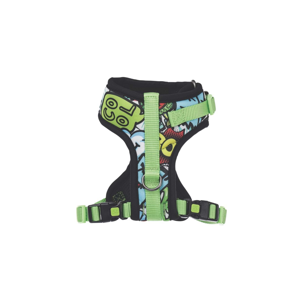 M-Pets Urban Style Multicolor Easy Fit Köpek Göğüs Tasması (M)