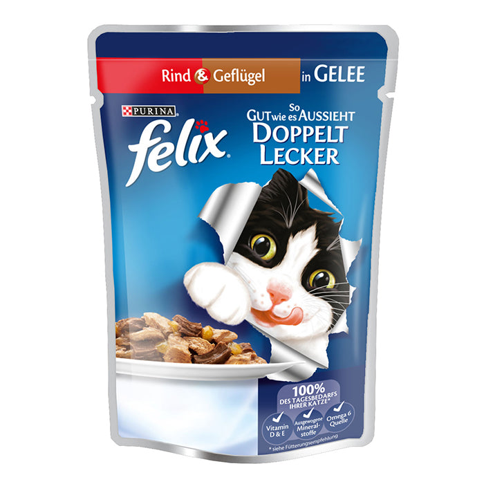 Purina Felix Sığır Etli ve Tavuklu Kedi Islak Maması 85gr
