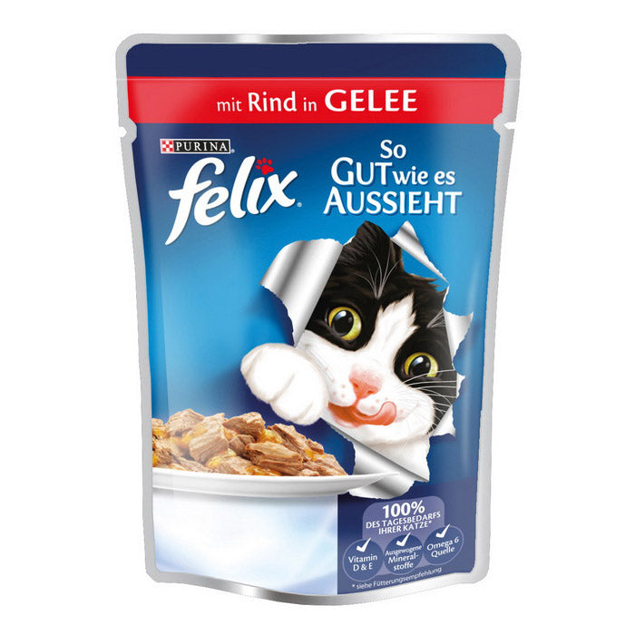 Purina Felix Sığır Etli Islak Kedi Maması 85gr