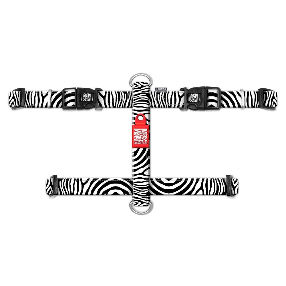 Max & Molly Zebra Göğüs Tasması M
