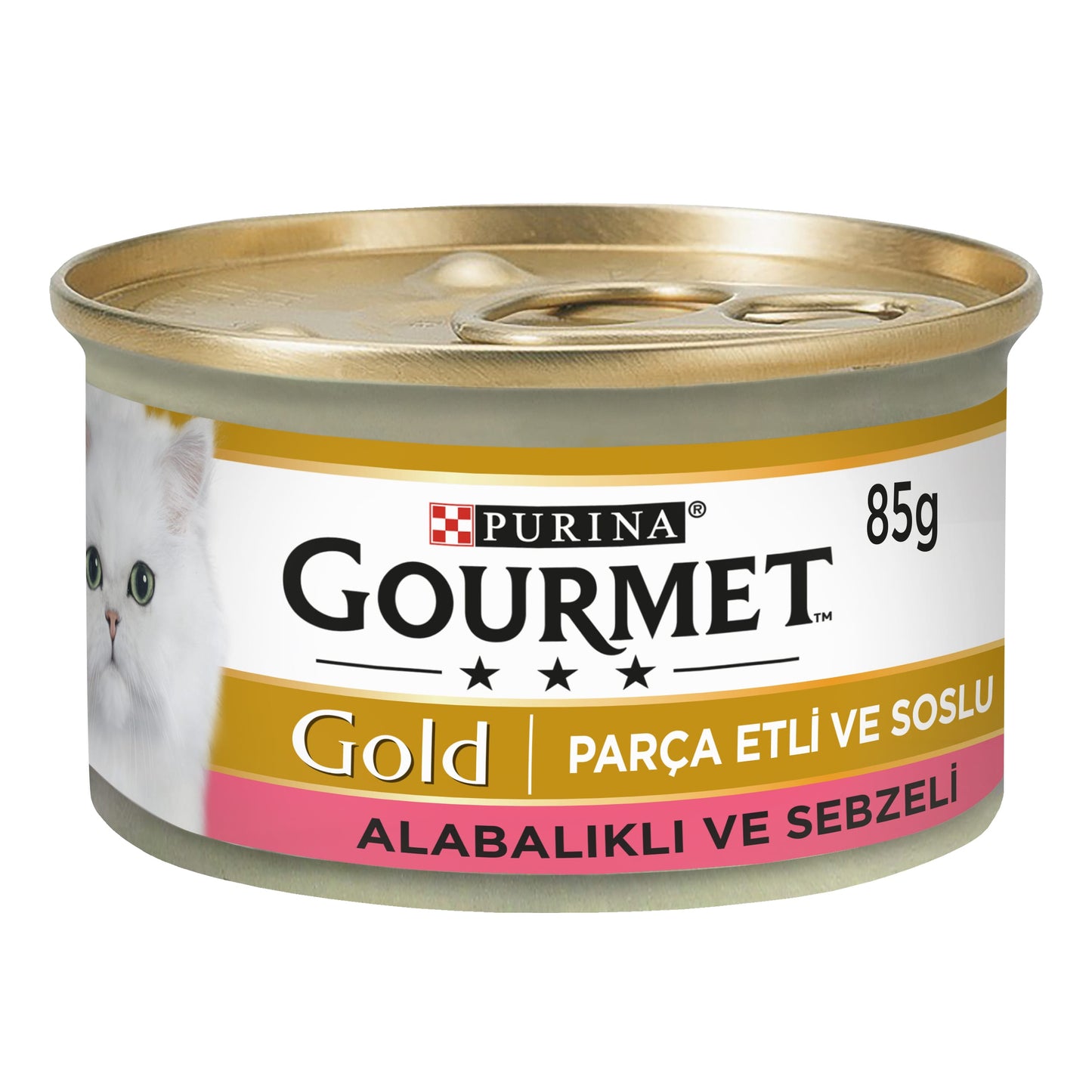 Gourmet Gold Parça Etli Alabalık&Sebze 85gr Yaş Kedi Konservesi