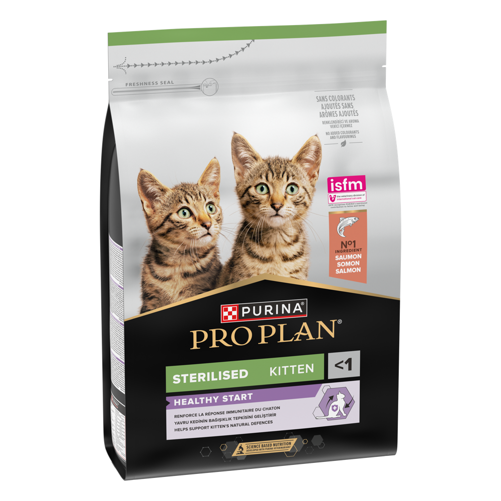 Pro Plan Kitten Sterilised Somon 3 Kg Yavru Kısır Kuru Kedi Maması