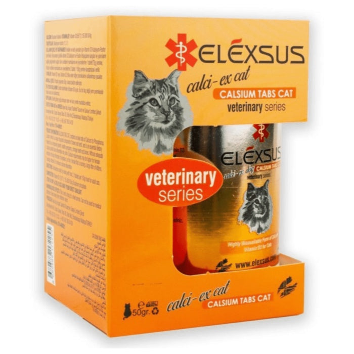 Elexsus Kediler için Kalsiyum Tablet 50gr