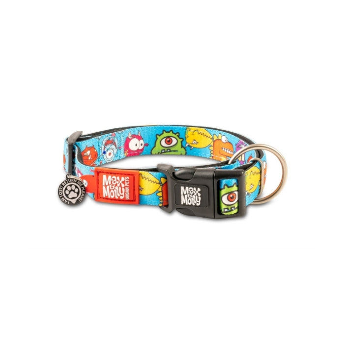 Max & Molly Smart ID Lite Monsters Boyun Tasması S