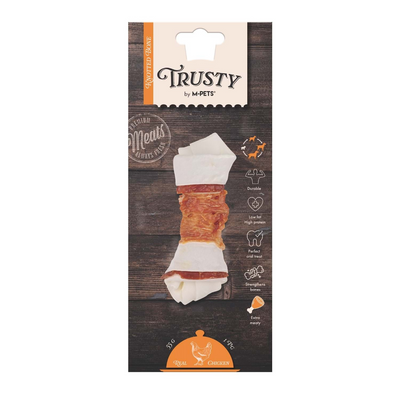 M-Pets Trusty Extra Chicken Düğümlü Kemik 55Gr/12,7Cm