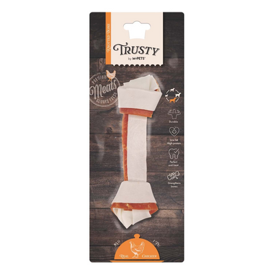 M-Pets Trusty Chicken Düğümlü Kemik 85Gr/20,3Cm