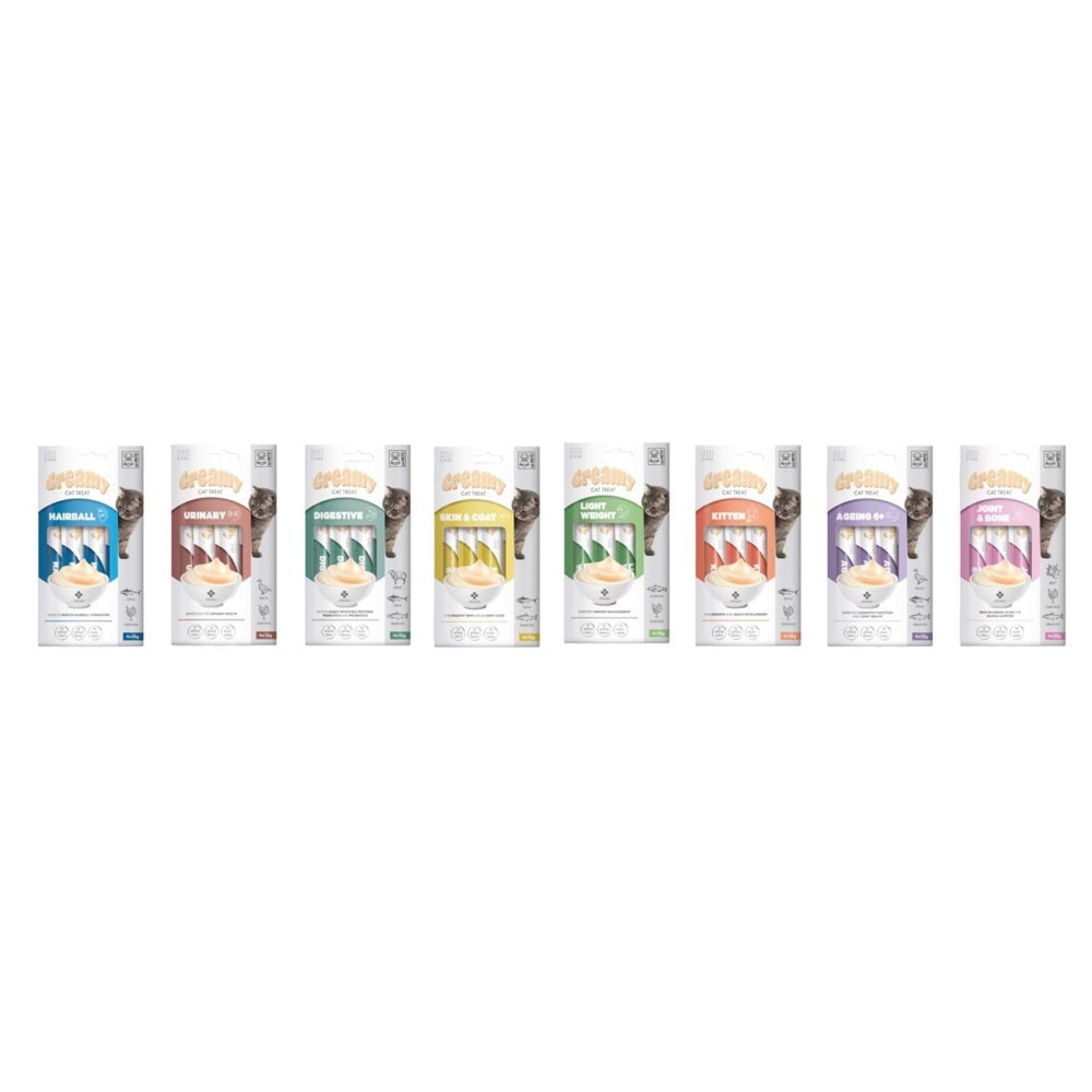 M-Pets Light Weight Fonksiyonel Creamy Kedi Ödülü 4x15gr