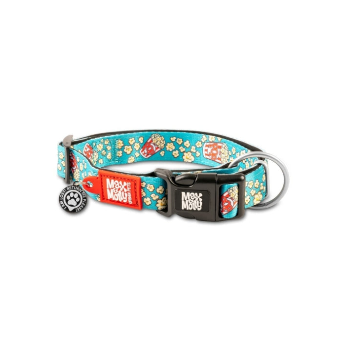 Max & Molly Smart ID Pop Corn Boyun Tasması L