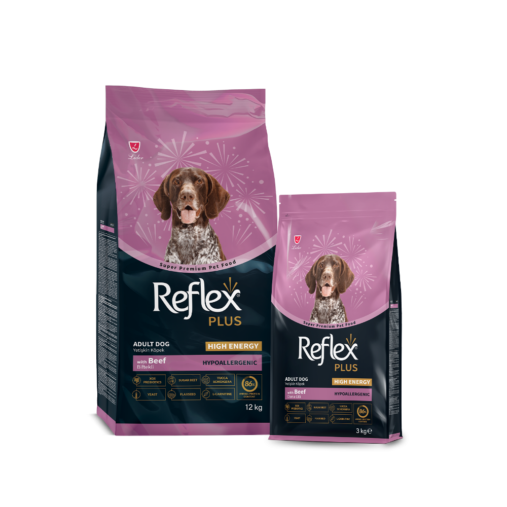 Reflex Plus Biftekli High Energy 15 Kg Yetişkin Kuru Köpek Maması