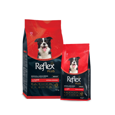 Reflex Plus Kuzulu 3 Kg Medium&Large Breed Yetişkin Kuru Köpek Maması
