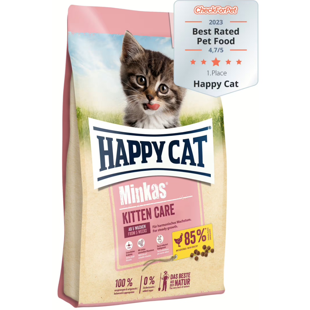 Happy Cat Minkas Kitten 10 Kg Yavru Kuru Kedi Maması