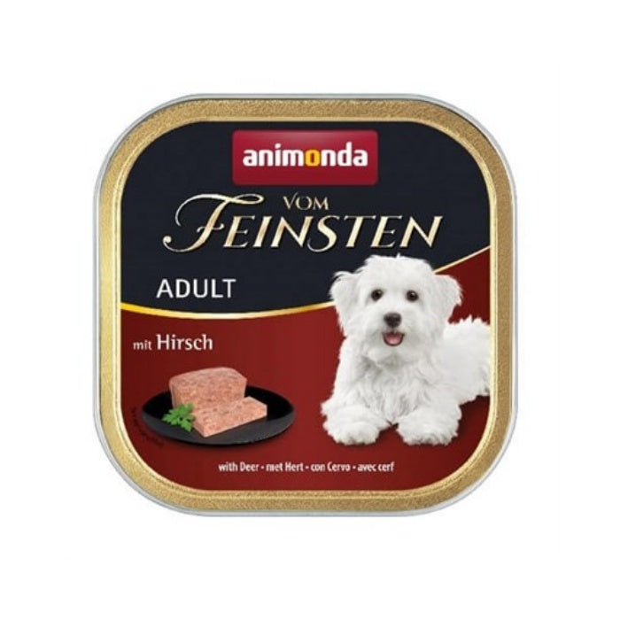 Animonda Vom Feinsten Geyik Etli Yetişkin Yaş Köpek Maması 150gr