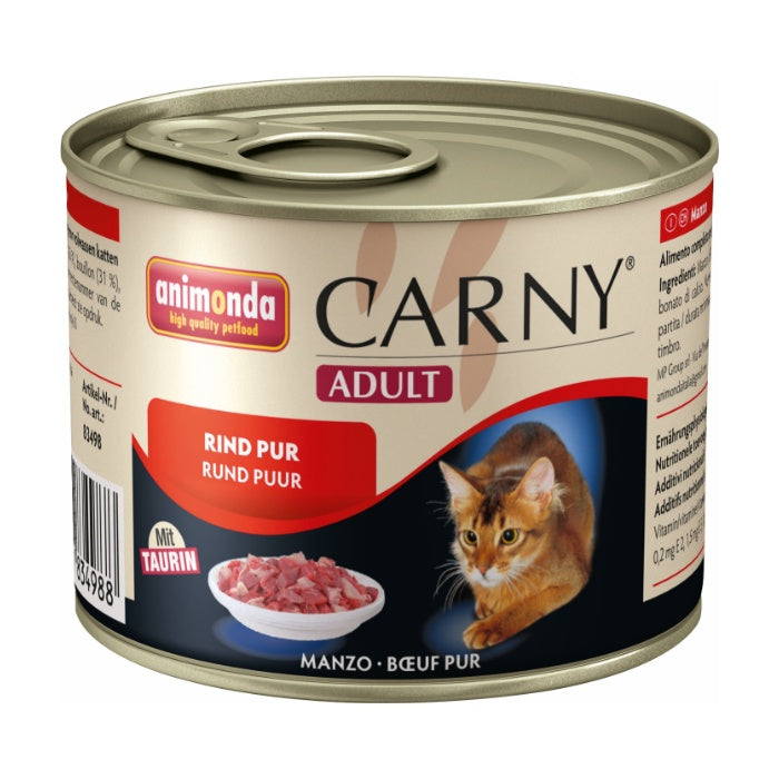 Animonda Carny Sığır Etli Yetişkin Kedi Konservesi 200gr