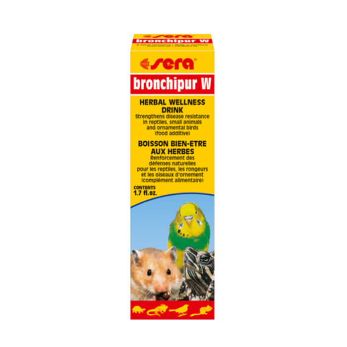 Sera Bronchipur W Kuş, Kemirgen Ve Sürüngen Sıvı Sağlık Takviyesi 50ml