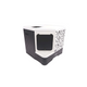 M-Pets Terra Forma Eco Desenli Kapalı Kedi Tuvaleti Black