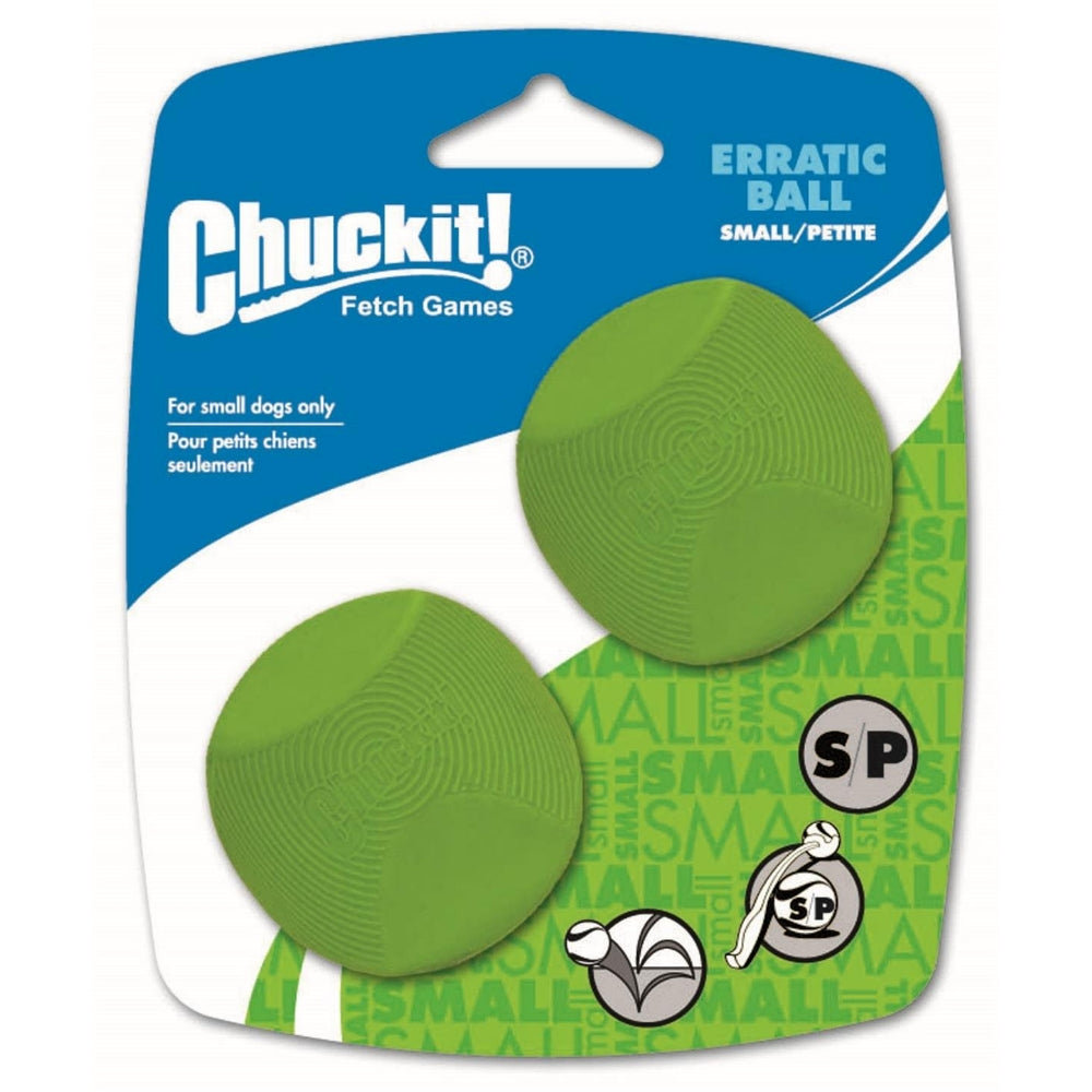 Chuckit! Erratic Ball 2'li Köpek Oyun Topu (Küçük Boy)