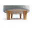 M-Pets Round Elevated Ahşap Ayaklı Kedi Yatağı Grey