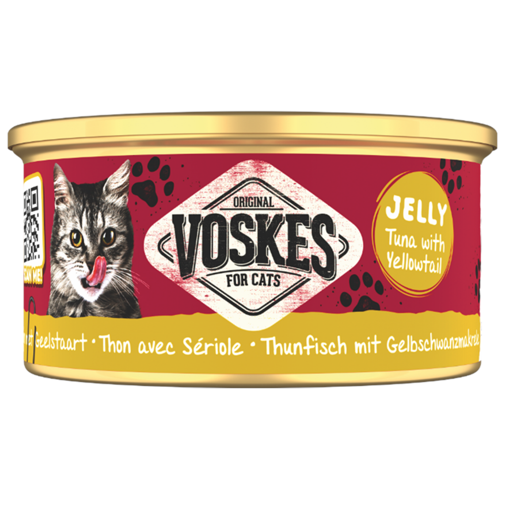Voskes Ton Balığı ve Sarıkuyruk Kedi Konservesi 85gr