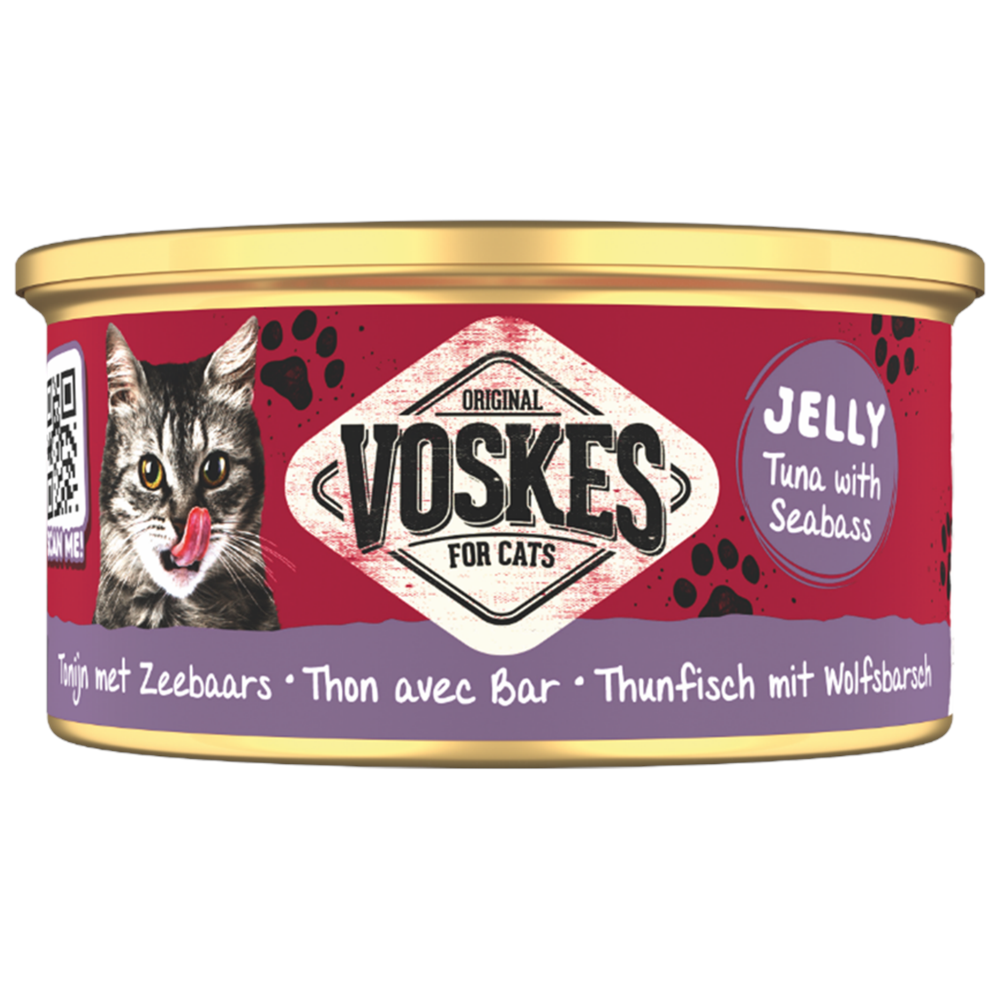 Voskes Ton Balığı ve Levrek Kedi Konservesi 85gr