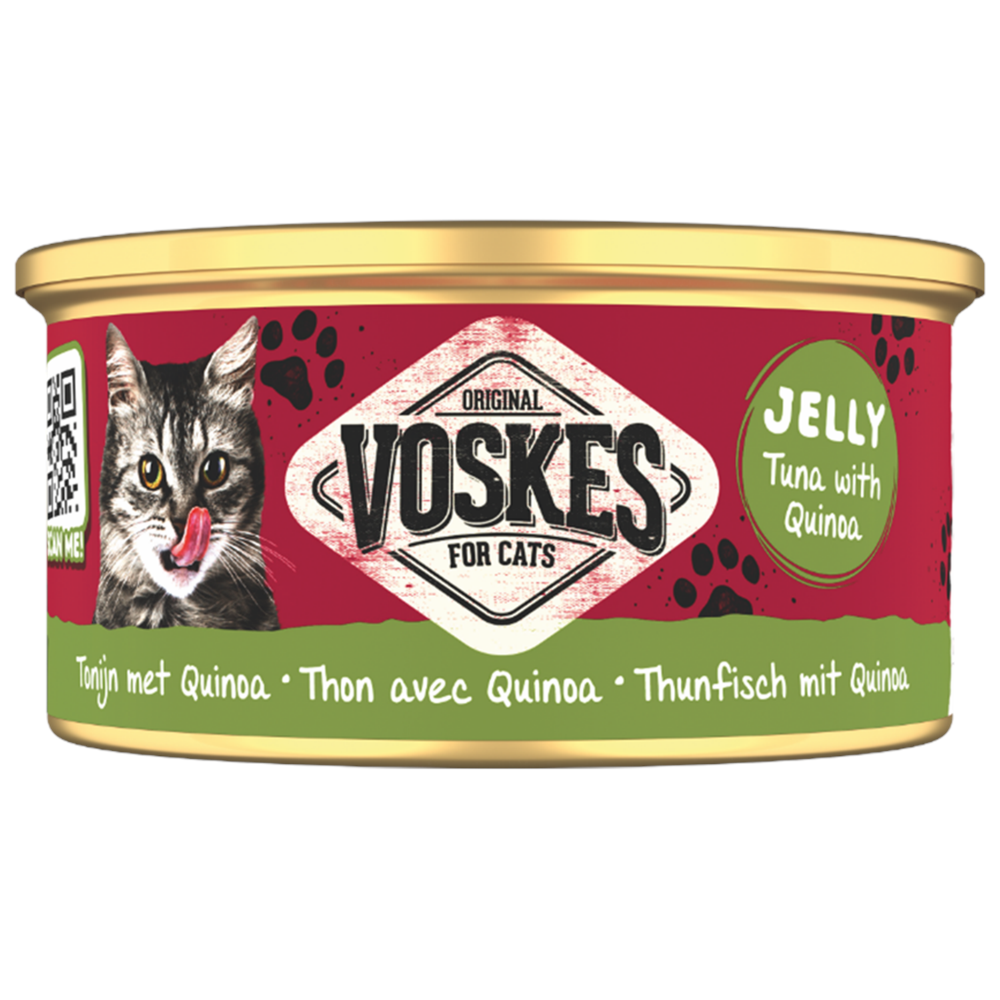 Voskes Ton Balığı ve Kinoa Kedi Konservesi 85gr