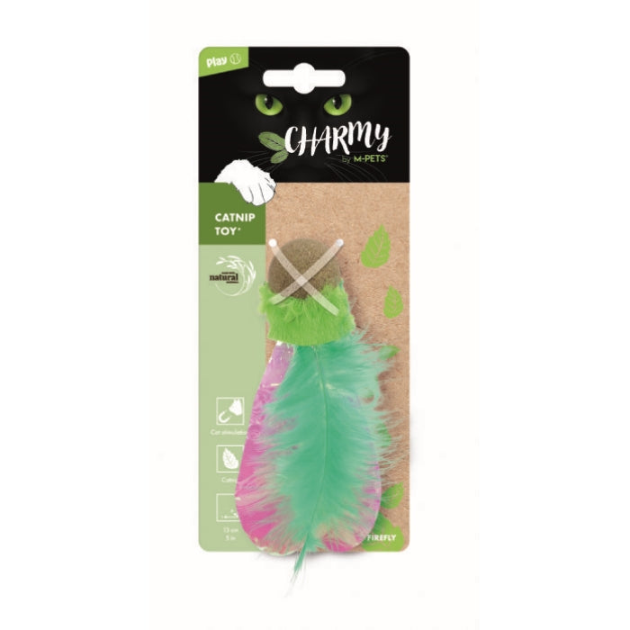 M-Pets Charmy Fırefly Catnipli Kedi Oyuncağı Green