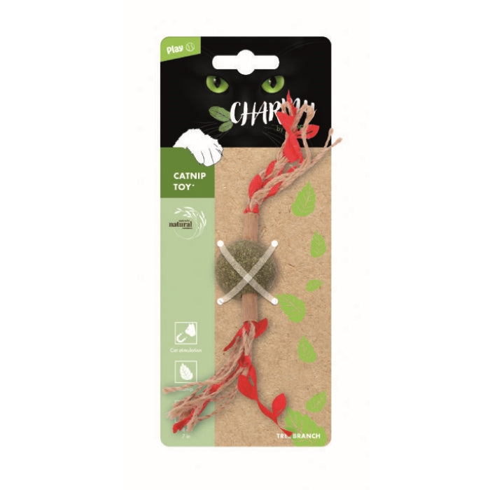 M-Pets Charmy Brancy Catnipli Kedi Oyuncağı Red