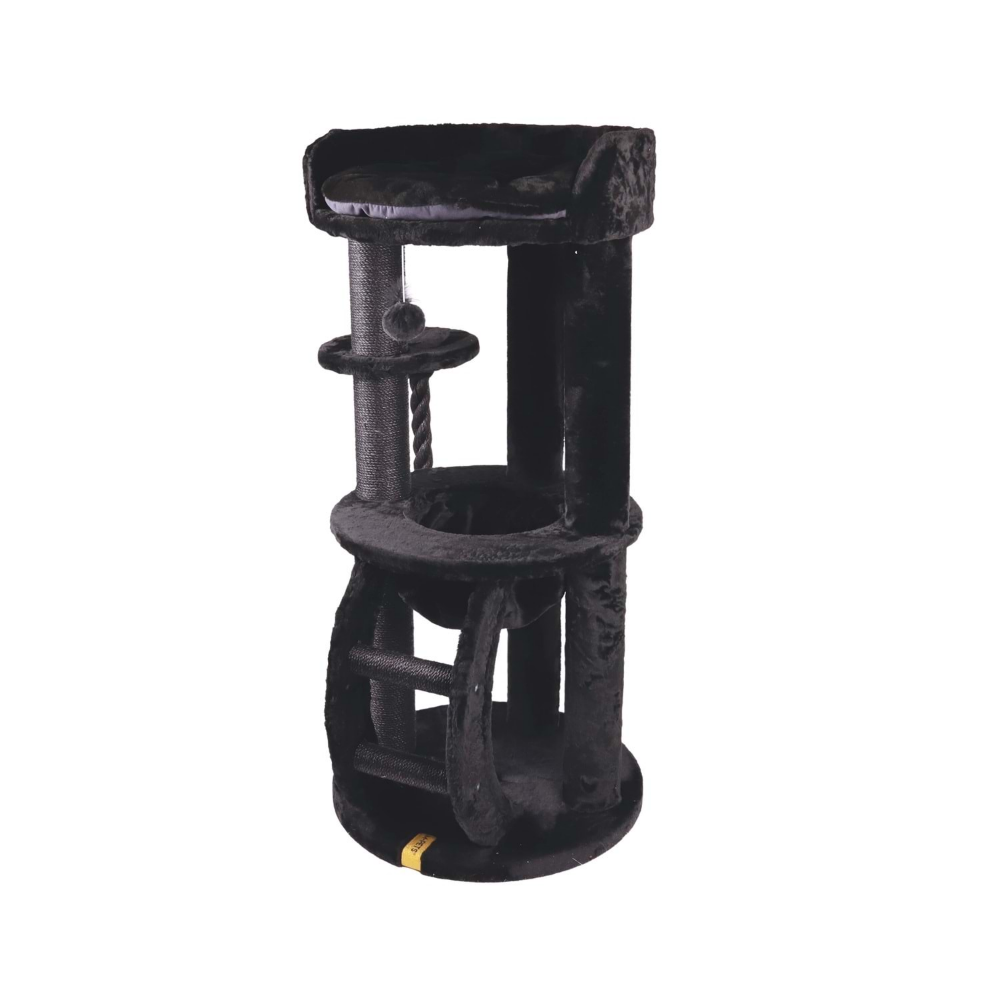 M-PETS Panther Premium Suıte Kedi Tırmalama Black