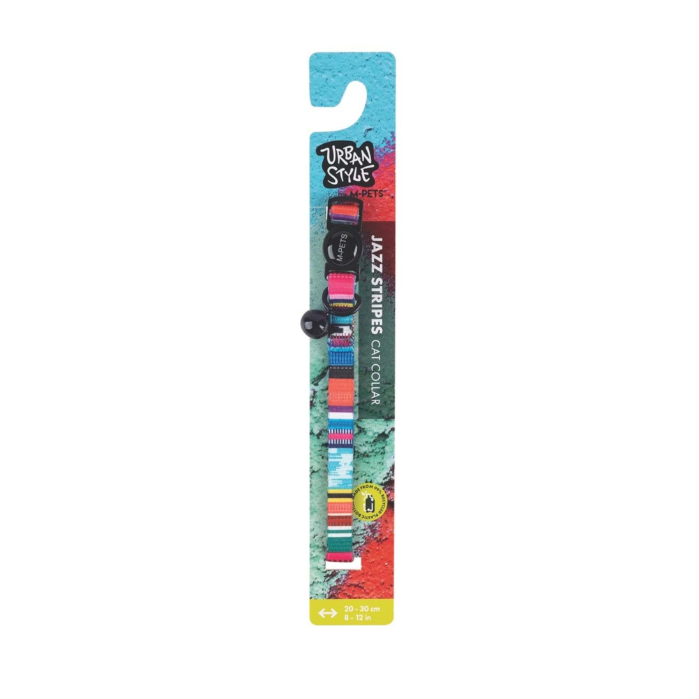 M-Pets Urban Style Jazz Strıpes Kedi Boyun Tasması