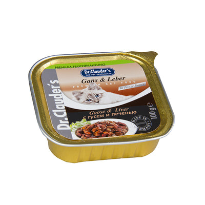 Dr.Clauder's Gravy Kaz Etli&Ciğer 100gr Yaş Kedi Maması