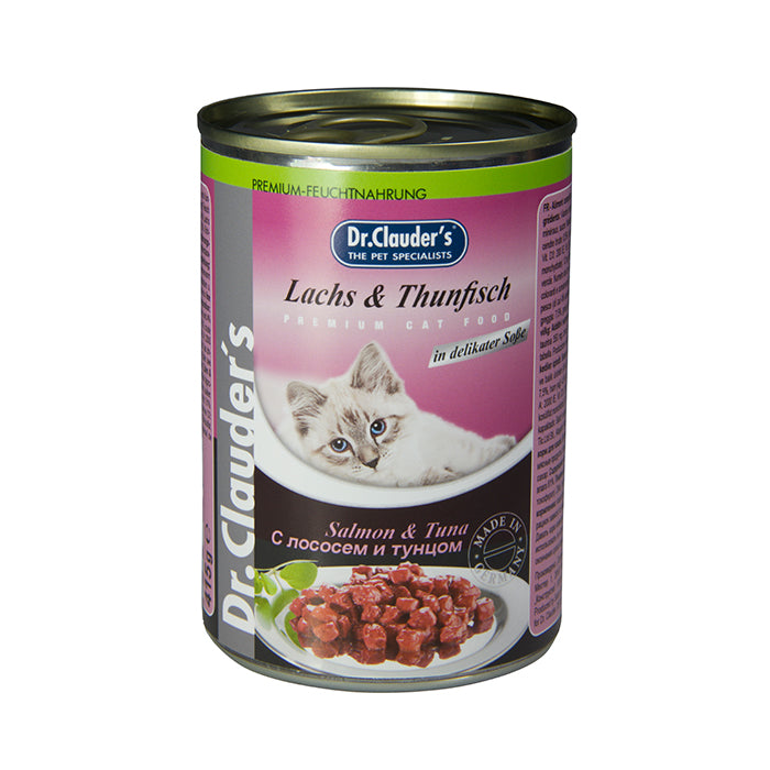 Dr.Clauder'S (Lachs&Thunfisch) Somonlu & Ton Balıklı Kedi Konservesi 415gr