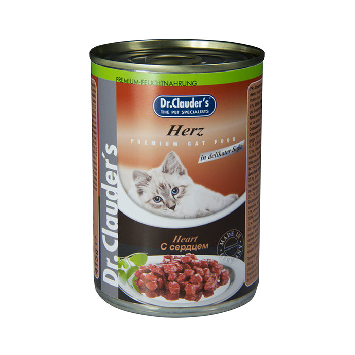 Dr.Clauder's Yürekli Kedi Konservesi ( Herz ) 415gr