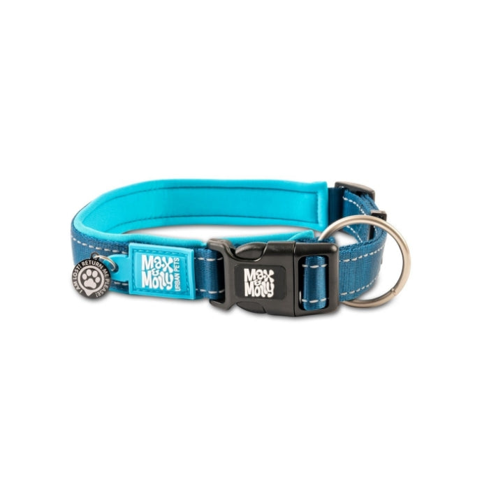 Max & Molly Smart ID Matrix Sky Blue Boyun Tasması L