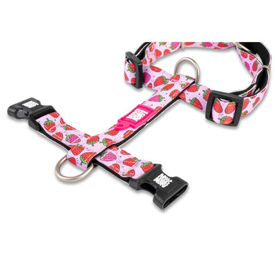 Max & Molly Strawberry Dream Köpek Göğüs Tasması XS