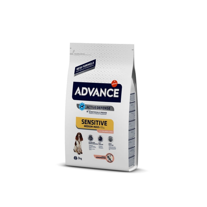 Advance Sensitive Somonlu 3 Kg Medium Yetişkin Kuru Köpek Maması