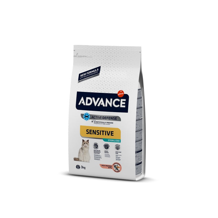 Advance Sterilised Somonlu 3 Kg Kısırlaştırılmış Kuru Kedi Maması