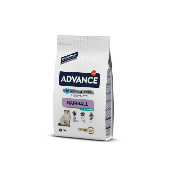 Advance Sterilised Hairball 3 Kg Kısırlaştırılmış Kuru Kedi Maması